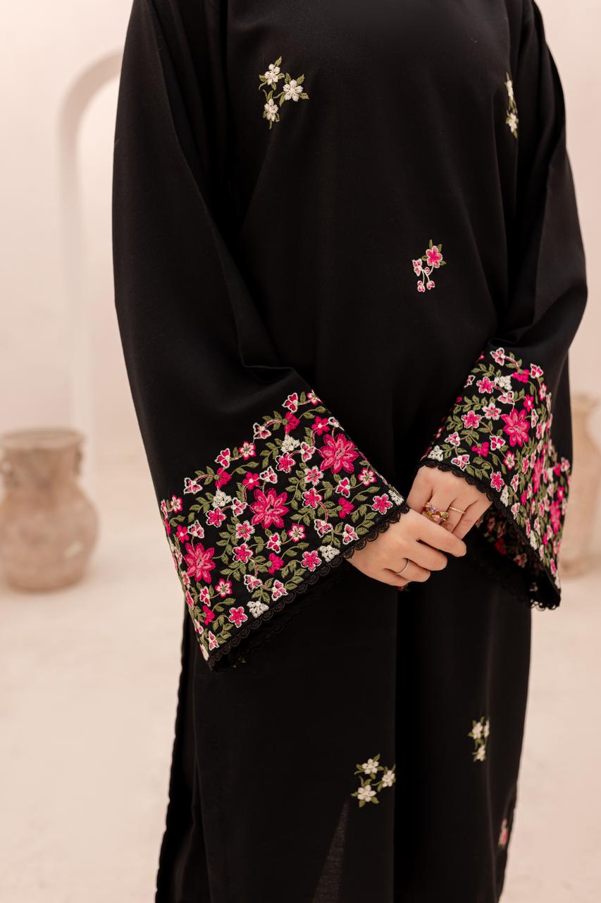 2PC Summer Embroidered Dress - 1083