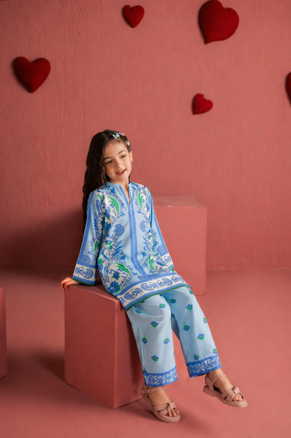 Kids 2PC Summer Dress-FS93