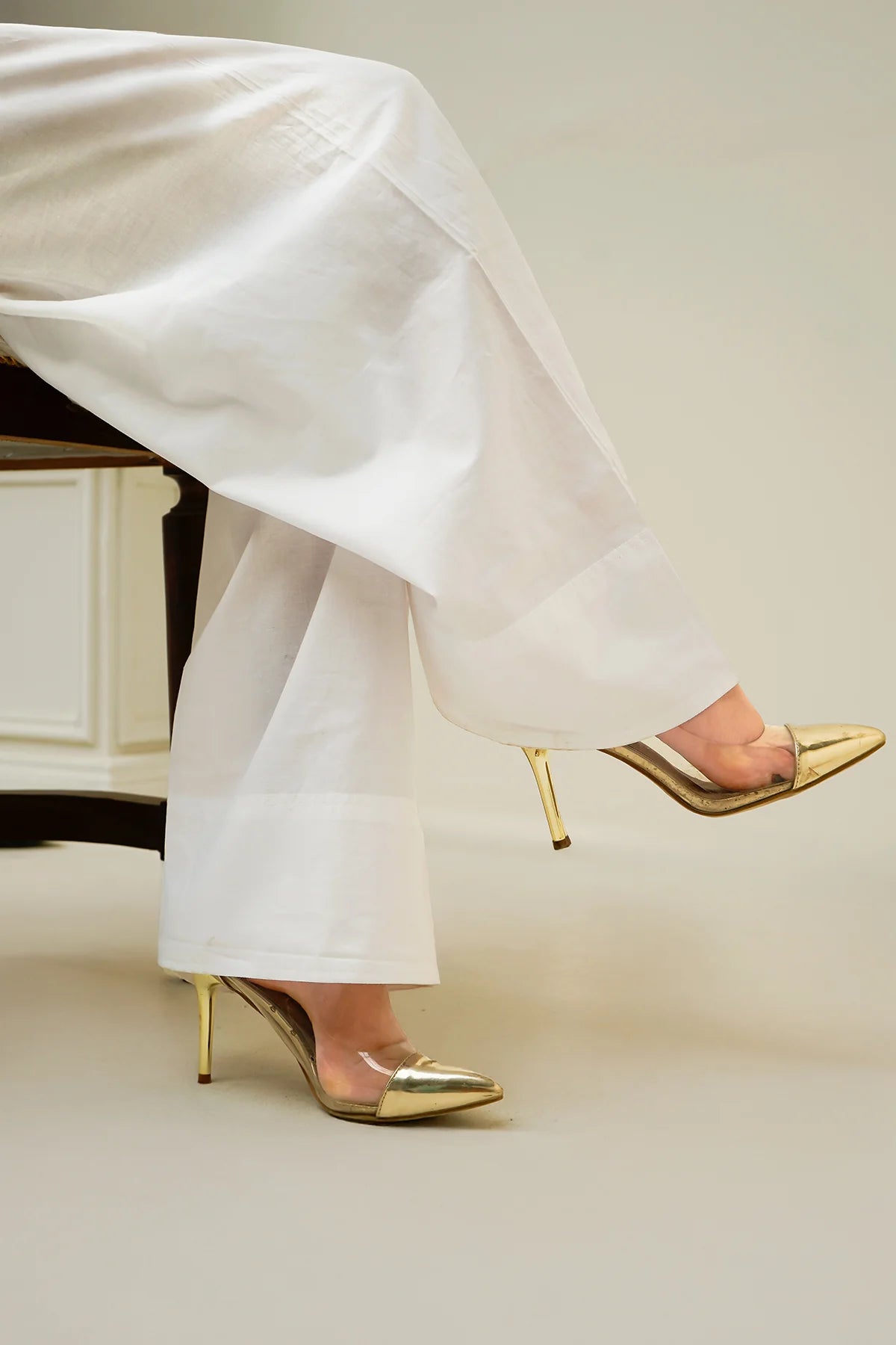 Basic White Farshi Shalwar