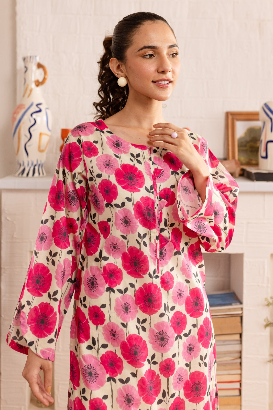 1PC Printed Kurti - PK16