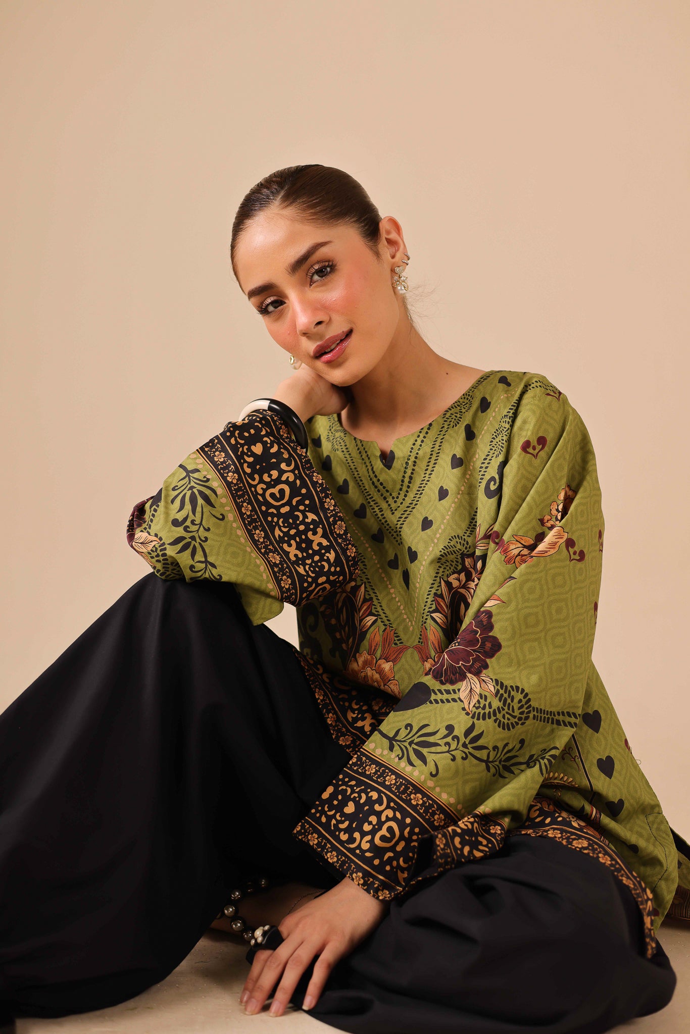 1PC Printed Lawn Kurta - PRT L43300
