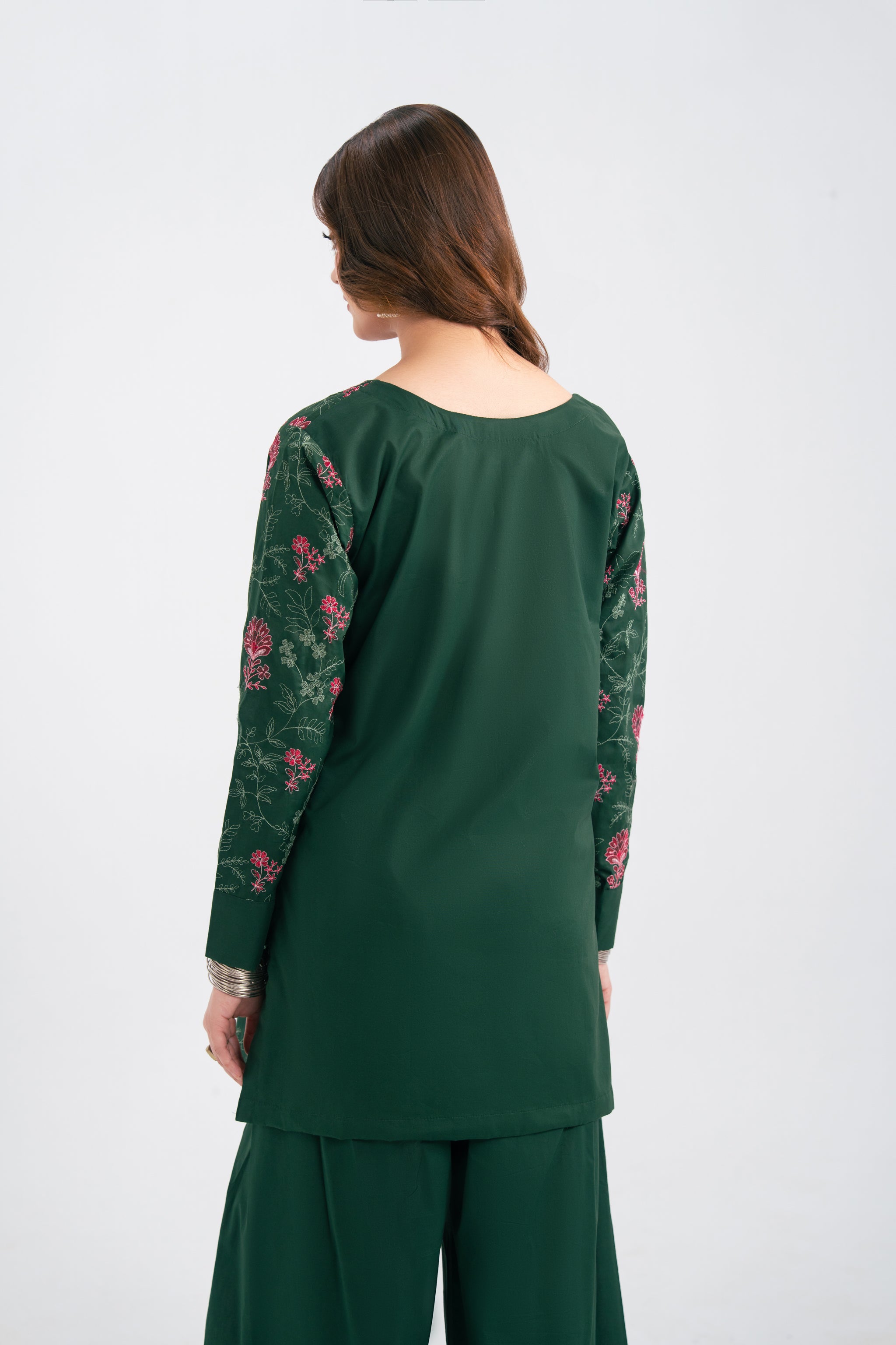2PC Summer Embroidered Dress - 1233
