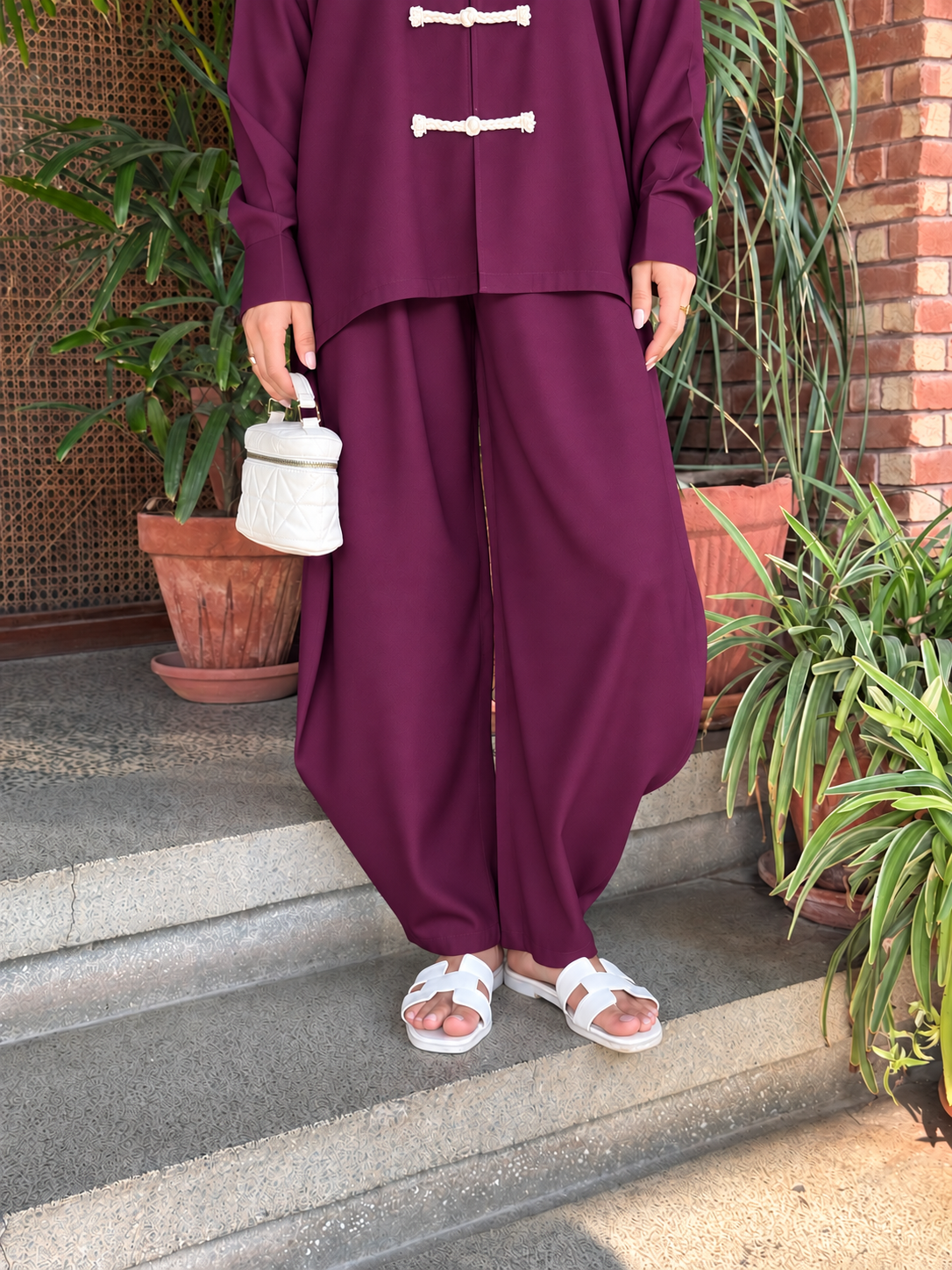 Mandarin Set - Dark Plum
