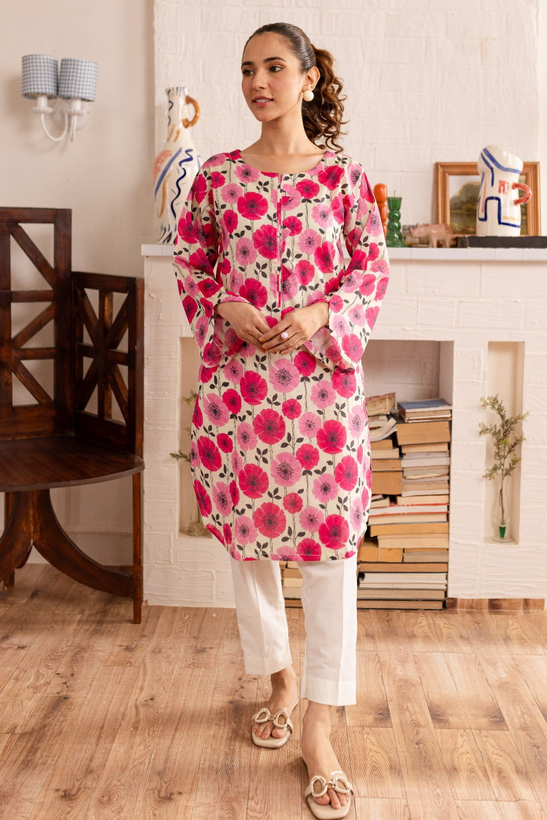 1PC Printed Kurti - PK16