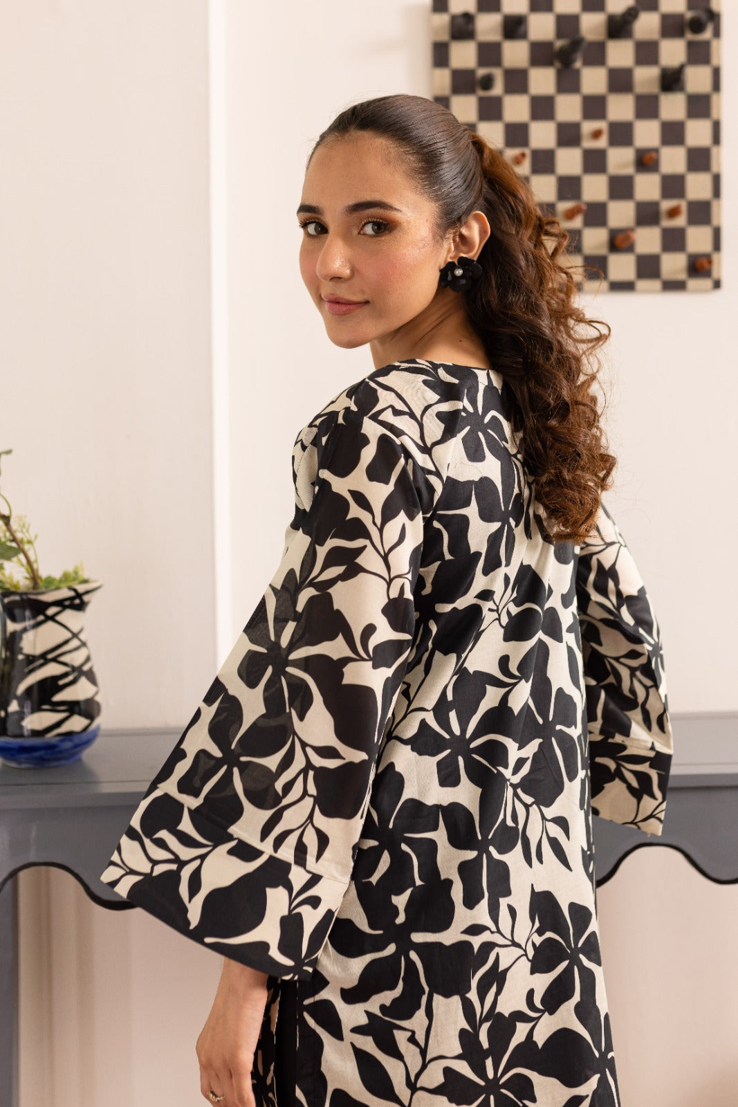 1PC Printed Kurti - PK07