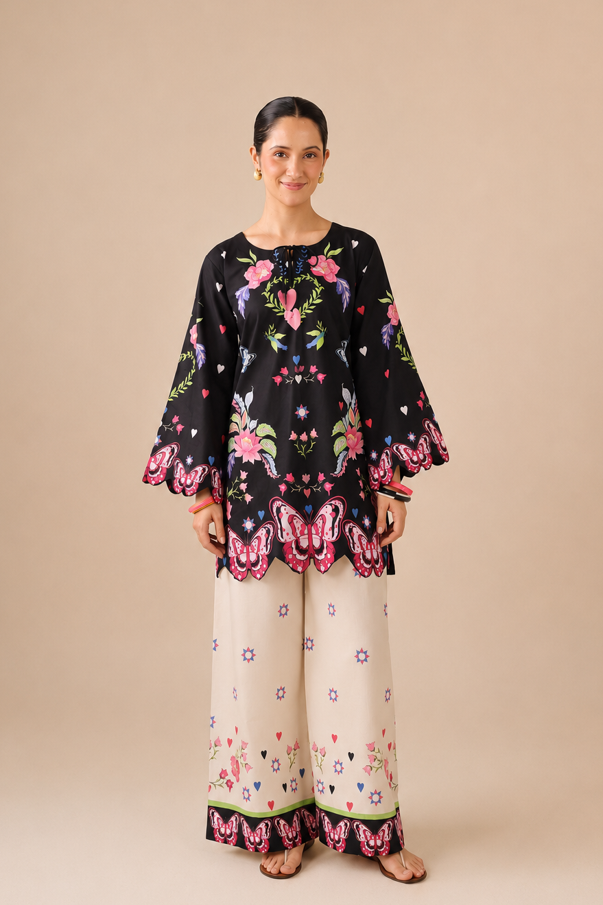 2PC Summer Lawn Dress - 44241