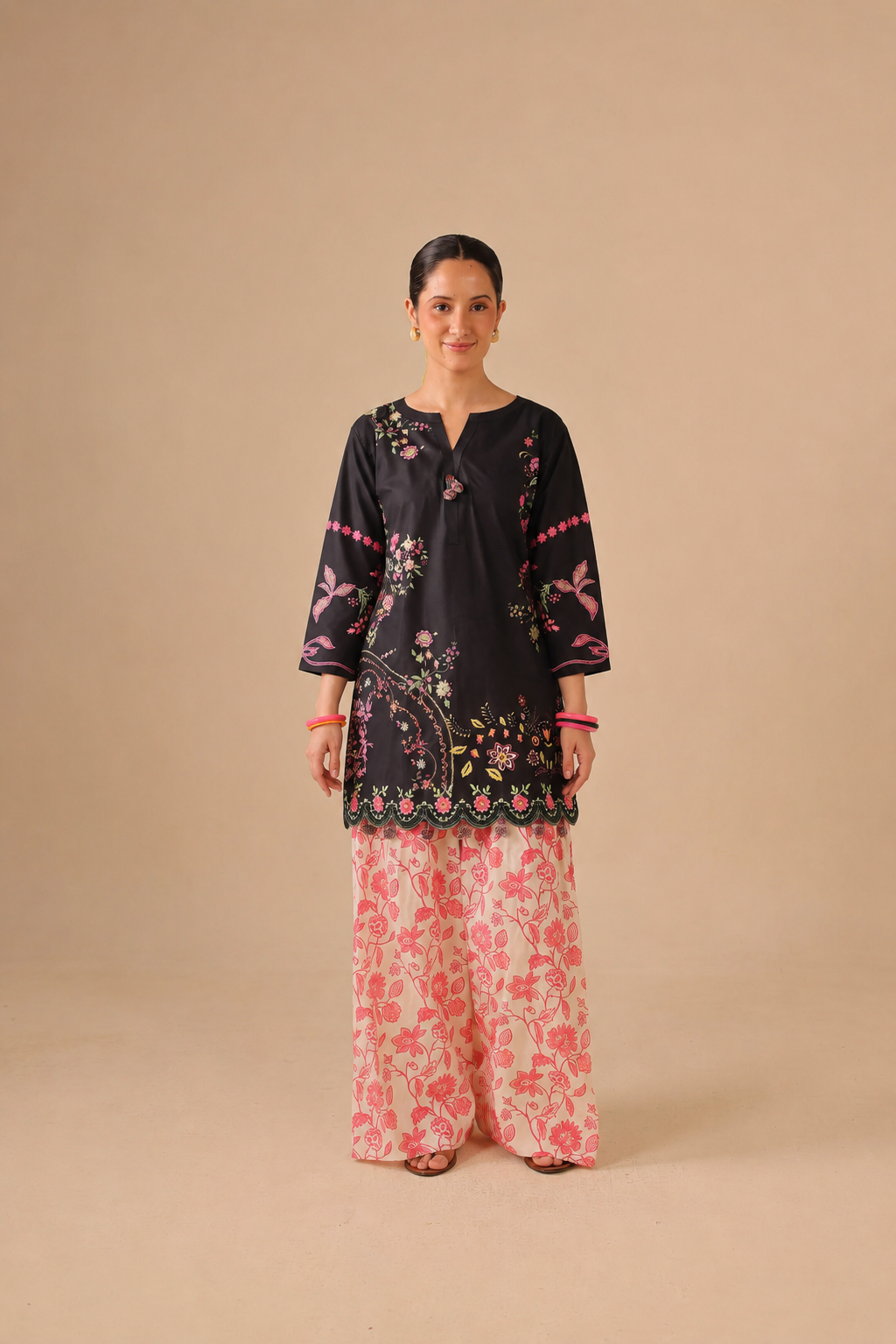 2PC Summer Lawn Dress - 44266