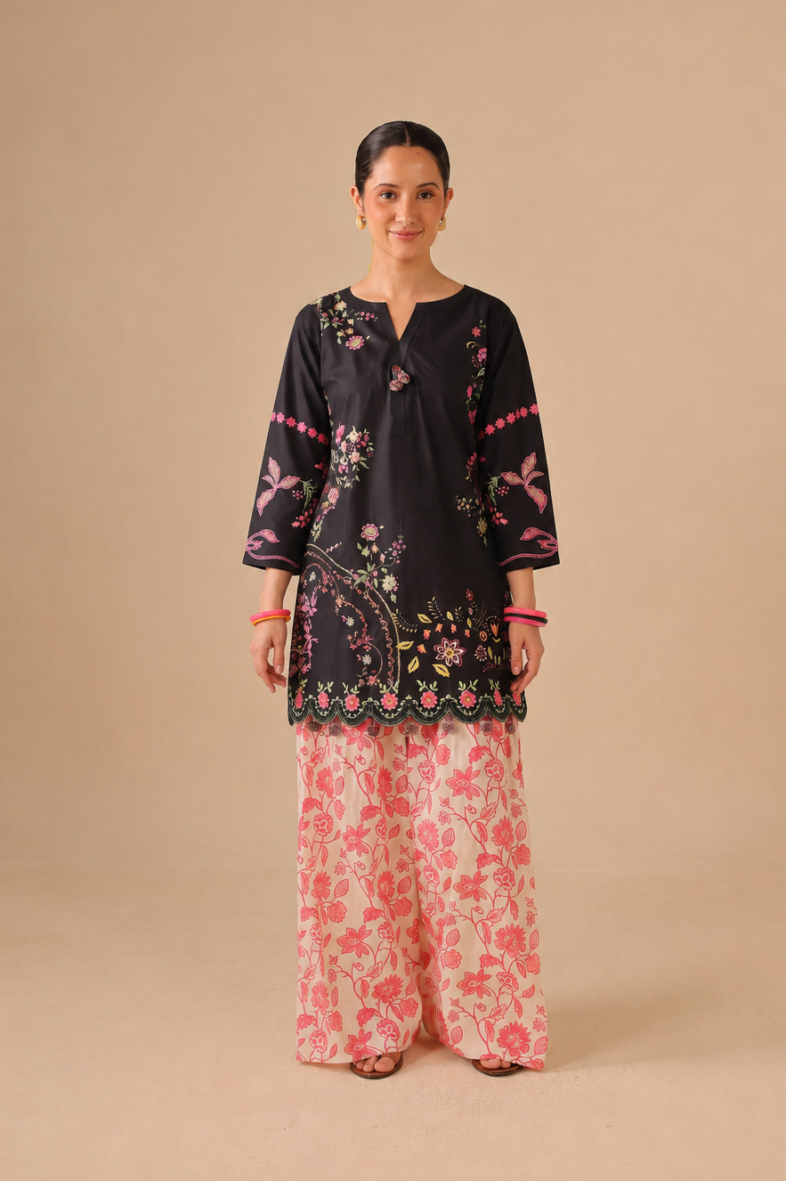 2PC Summer Lawn Dress - 44266