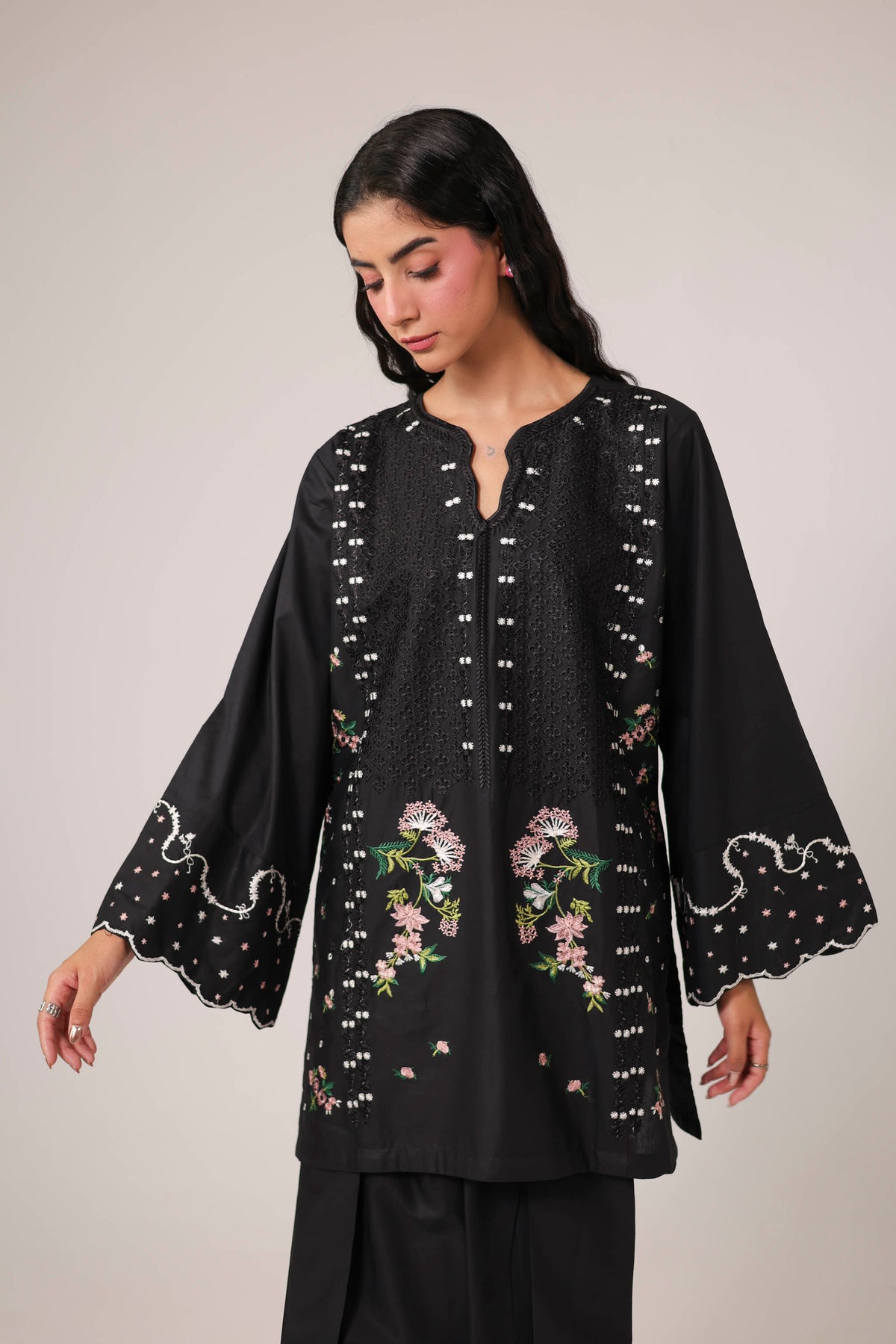 Cambric Embroidered Pret - 1361