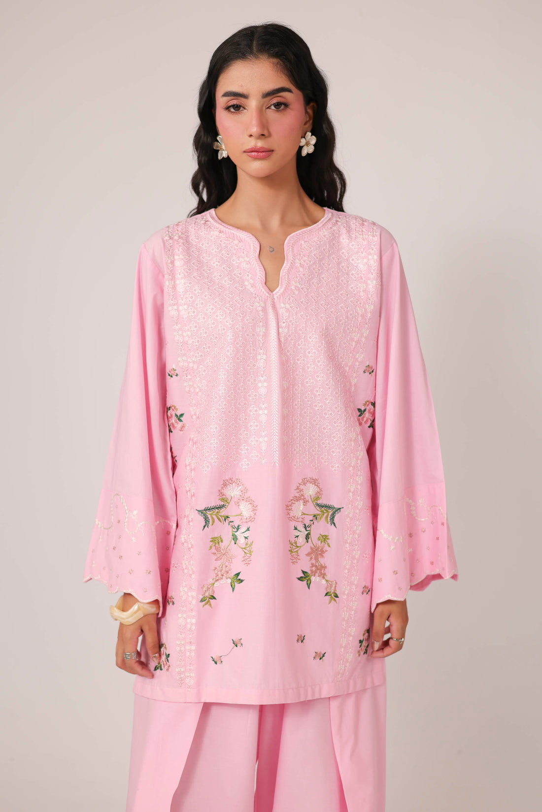 Cambric Embroidered Pret - 1363