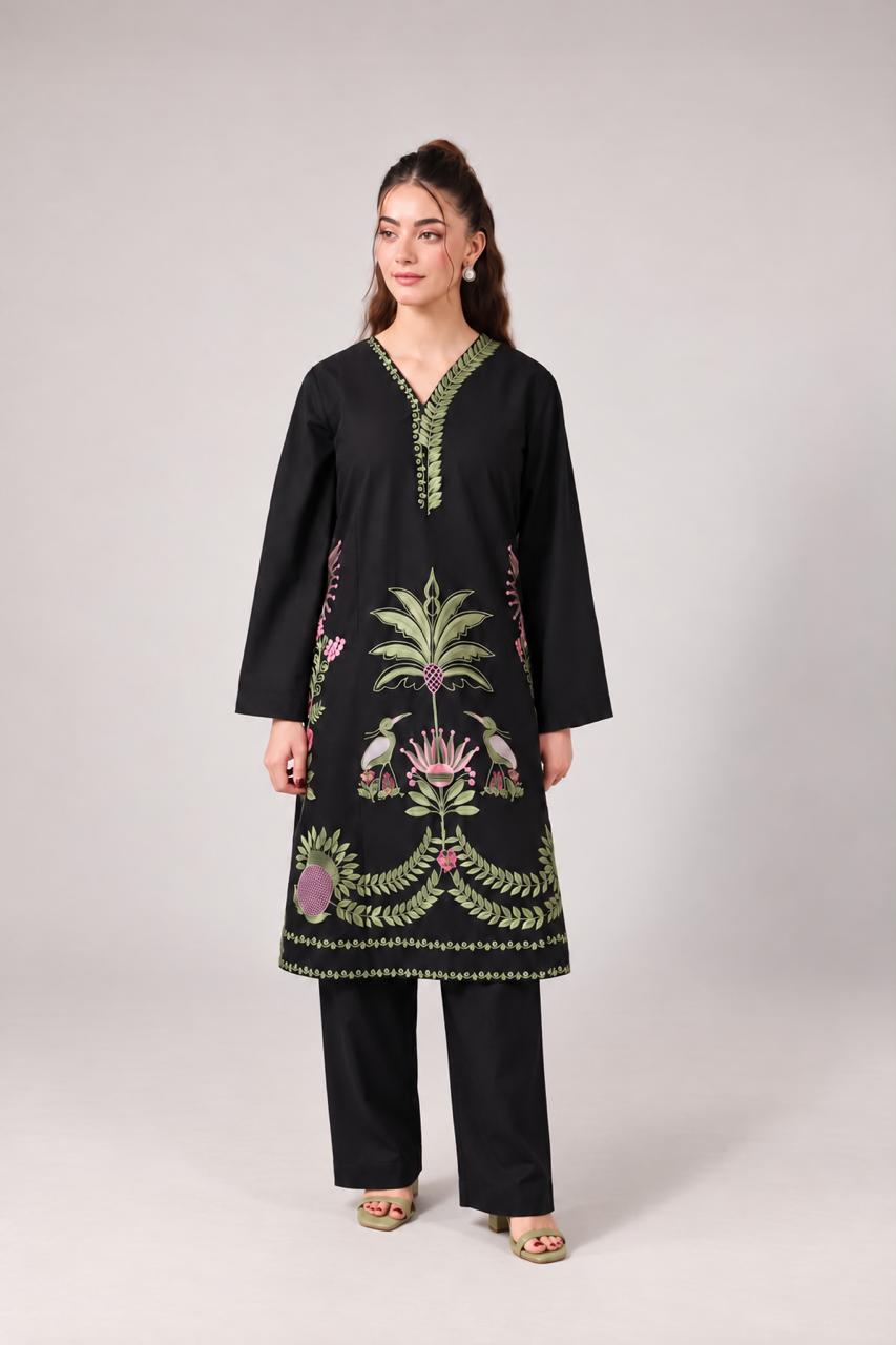 2PC Embroidered Pret - 1315