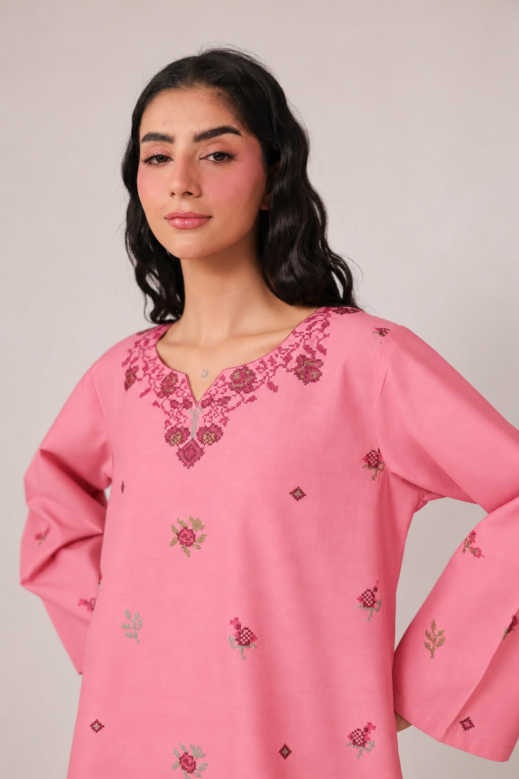 2PC Embroidered Pret - 1251
