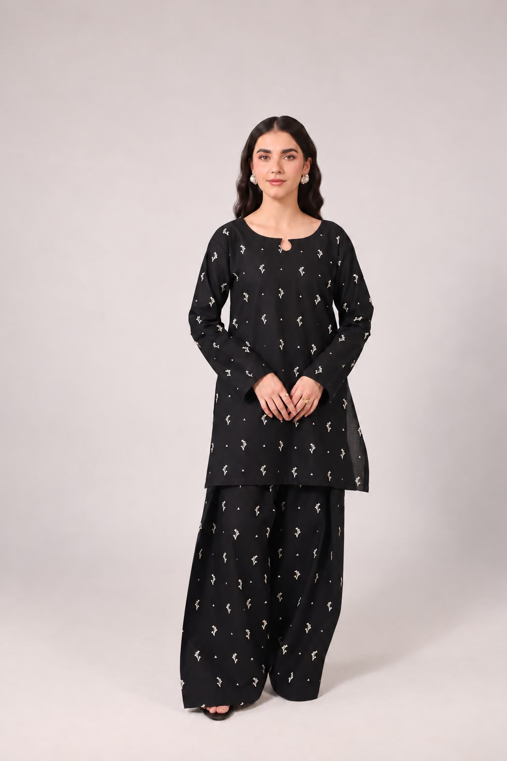 2PC Embroidered Pret - 1294