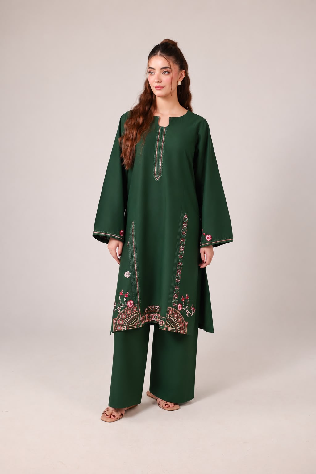 2PC Embroidered Pret - 1317