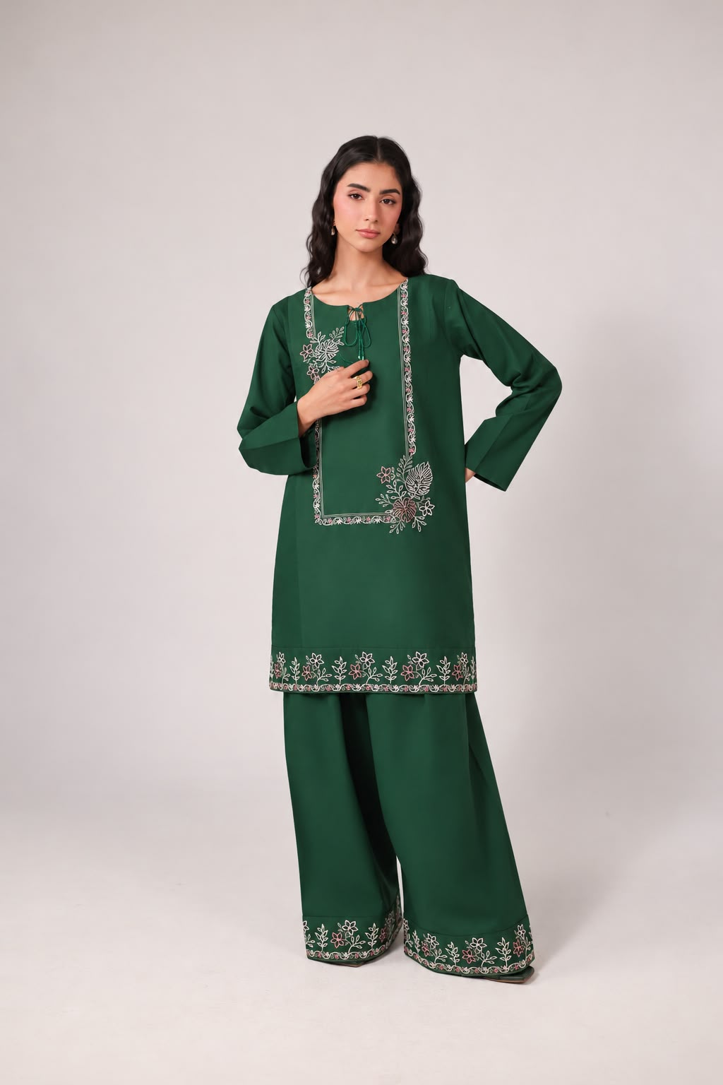 2PC Embroidered Pret - 1304