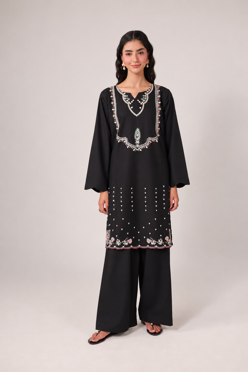 2PC Embroidered Pret - 1306