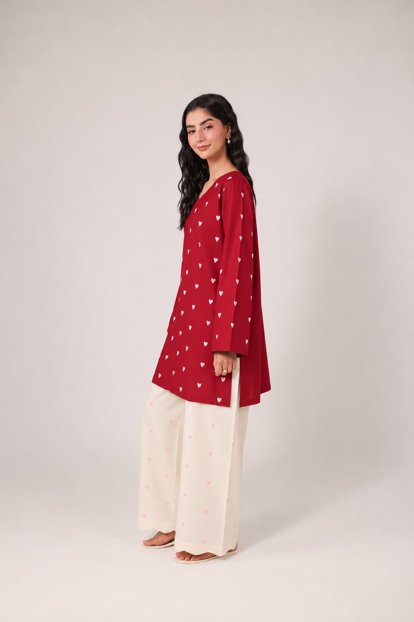 2PC Embroidered Pret - 1300