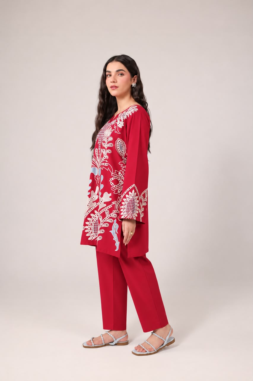 2PC Embroidered Pret - 1269
