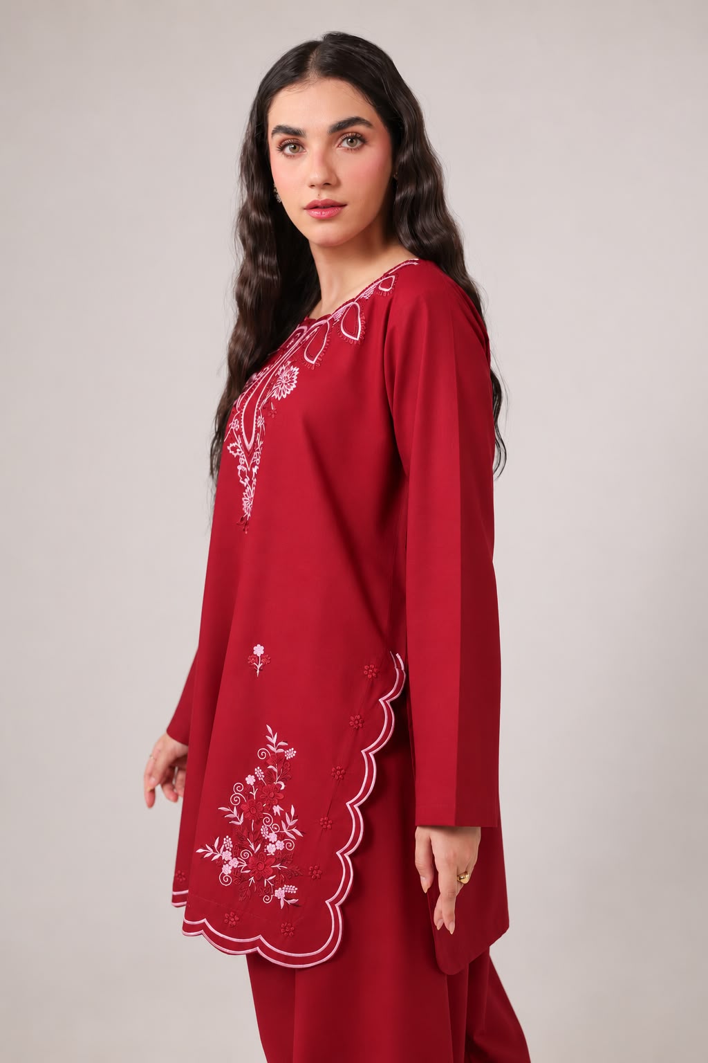 2PC Embroidered Pret - 1307