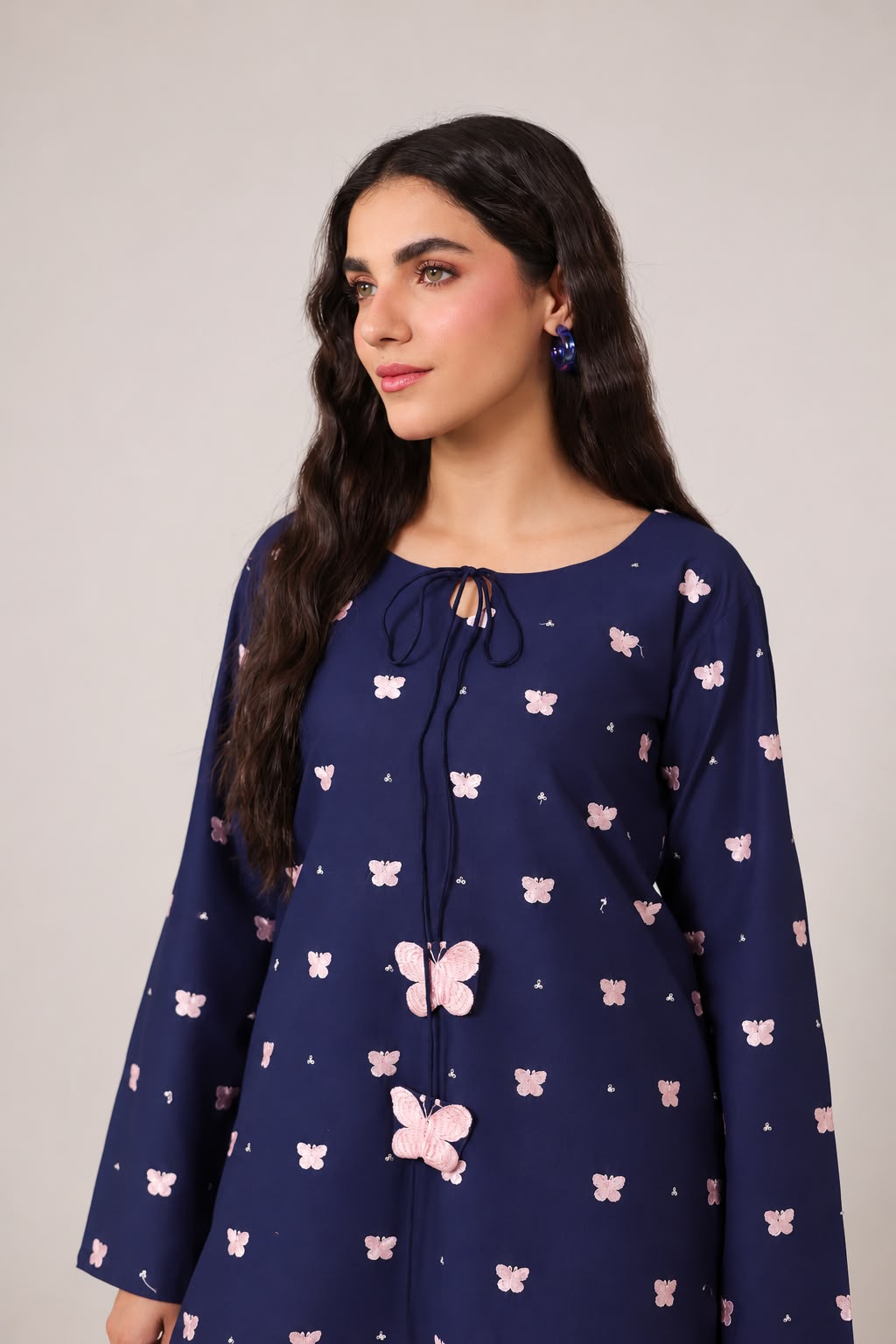 2PC Embroidered Pret - 1295