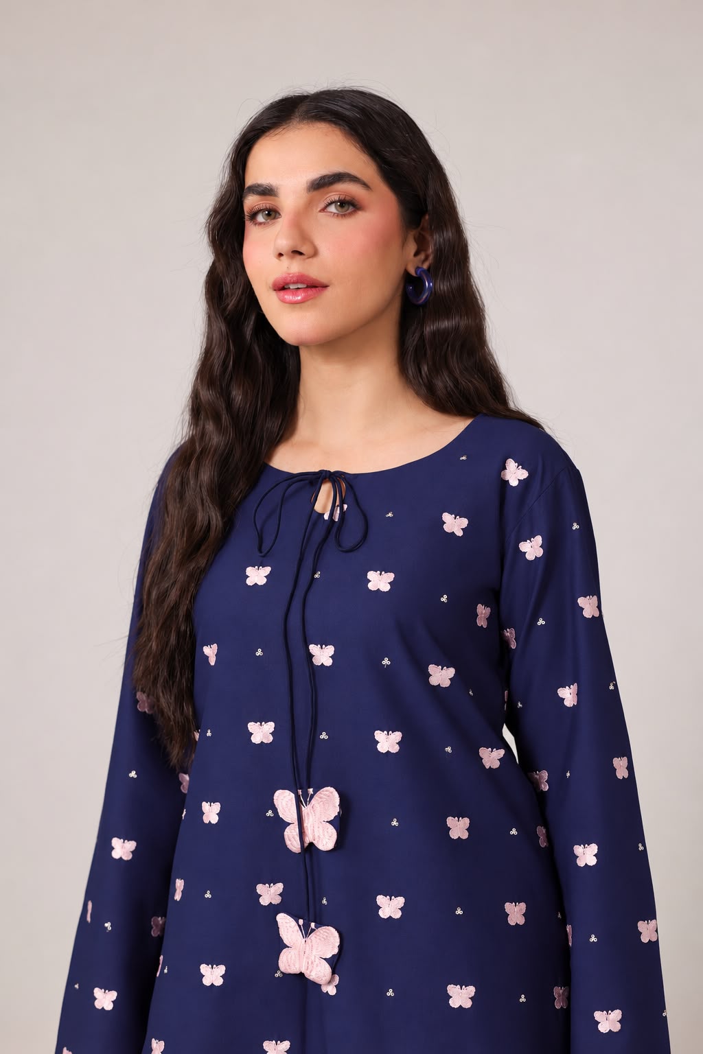 2PC Embroidered Pret - 1295