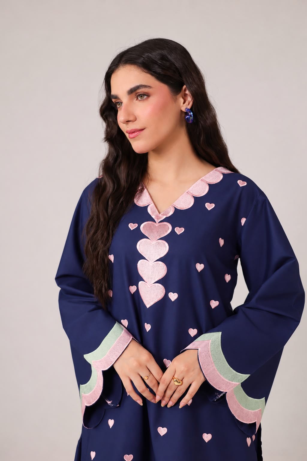 2PC Embroidered Pret - 1369