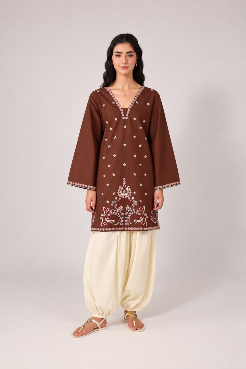2PC Embroidered Pret - 1314