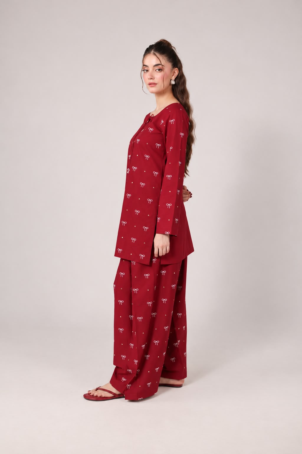 2PC Embroidered Pret - 1288
