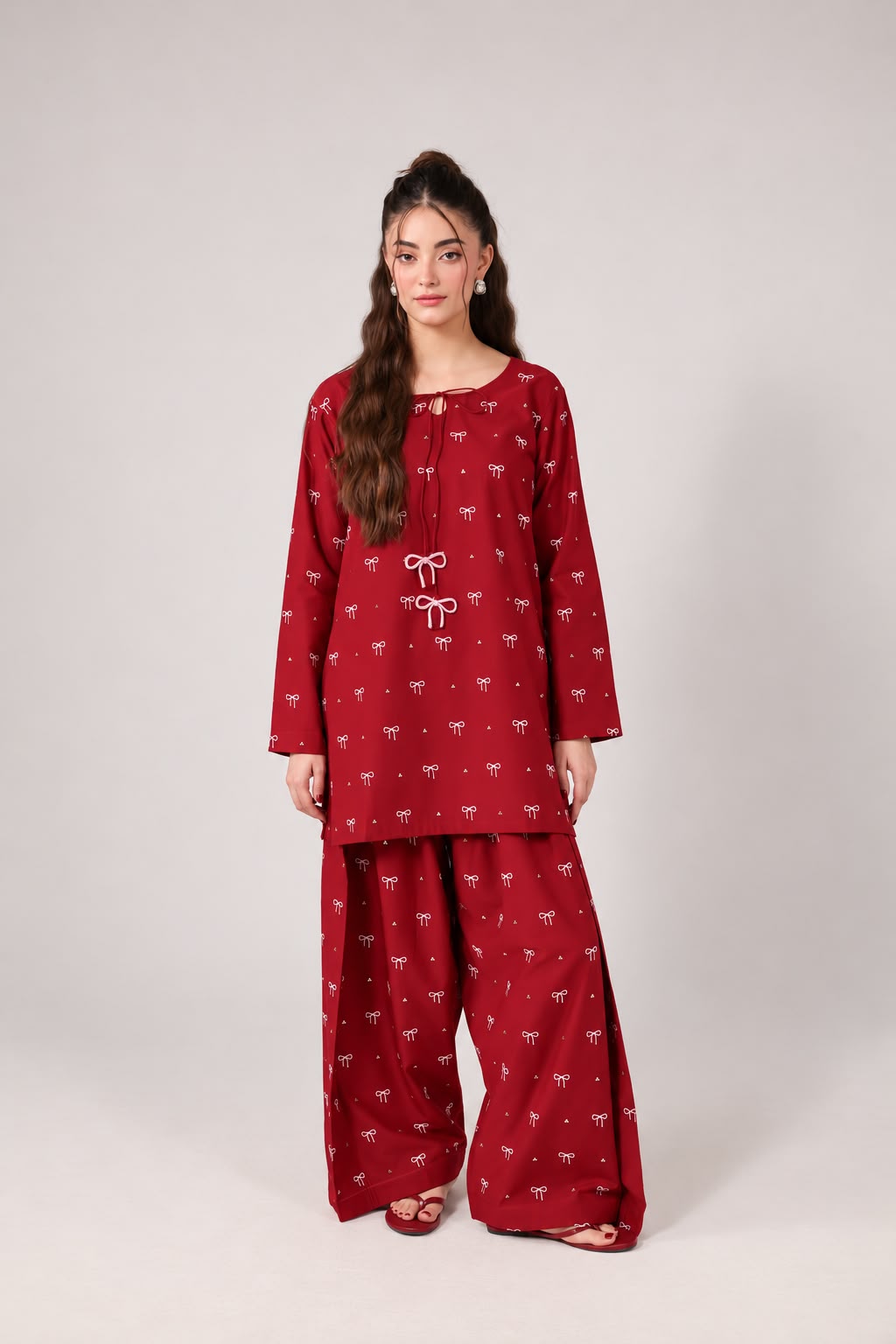 2PC Embroidered Pret - 1288