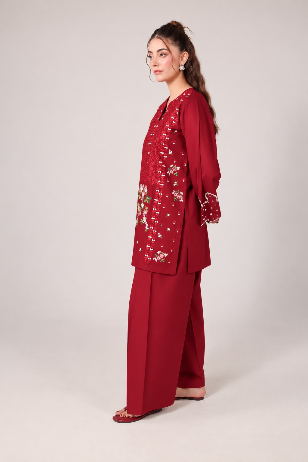 2PC Embroidered Pret - 1362