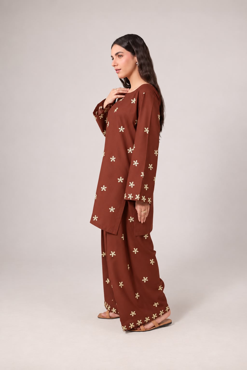 2PC Embroidered Pret - 1302