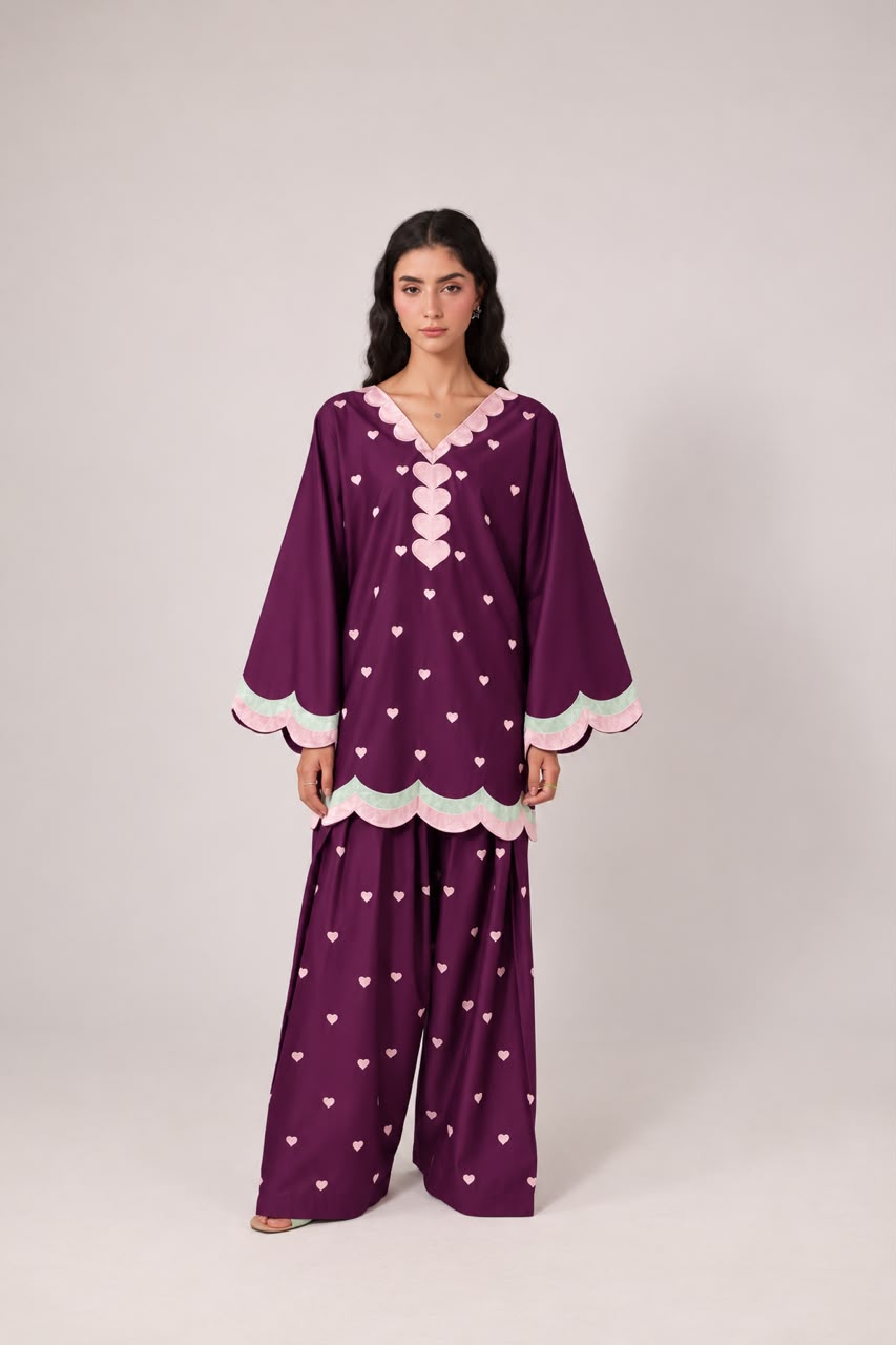 2PC Embroidered Pret - 1378
