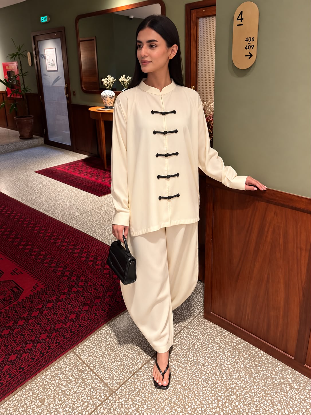 Mandarin Set - Creme
