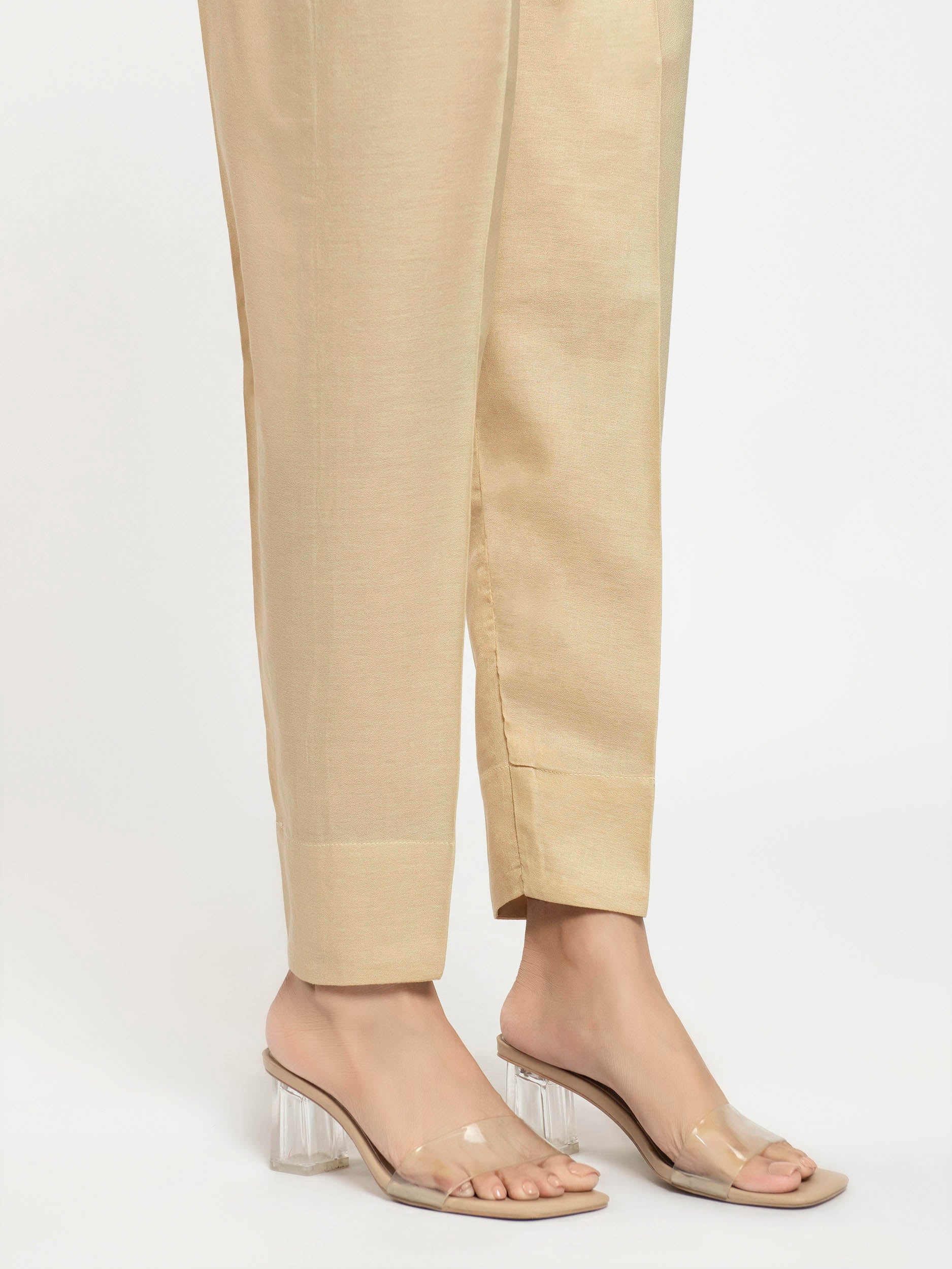 Basic Beige Cambric Trouser
