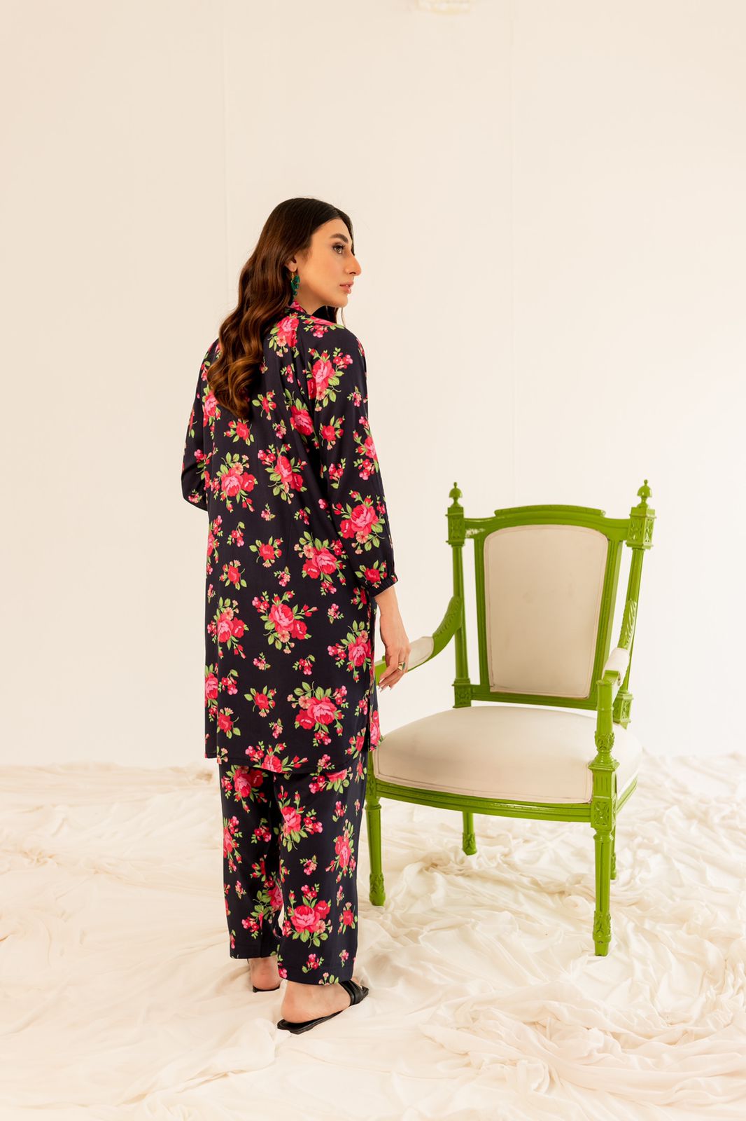 Printed 2PC Dress- PR1