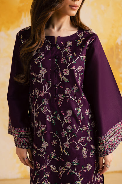 2PC LUXURY EMBROIDERED DRESS - 1113