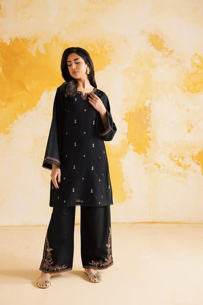 2PC LUXURY EMBROIDERED DRESS - 1101