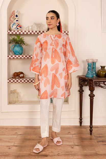 1PC Printed Kurti - PK10