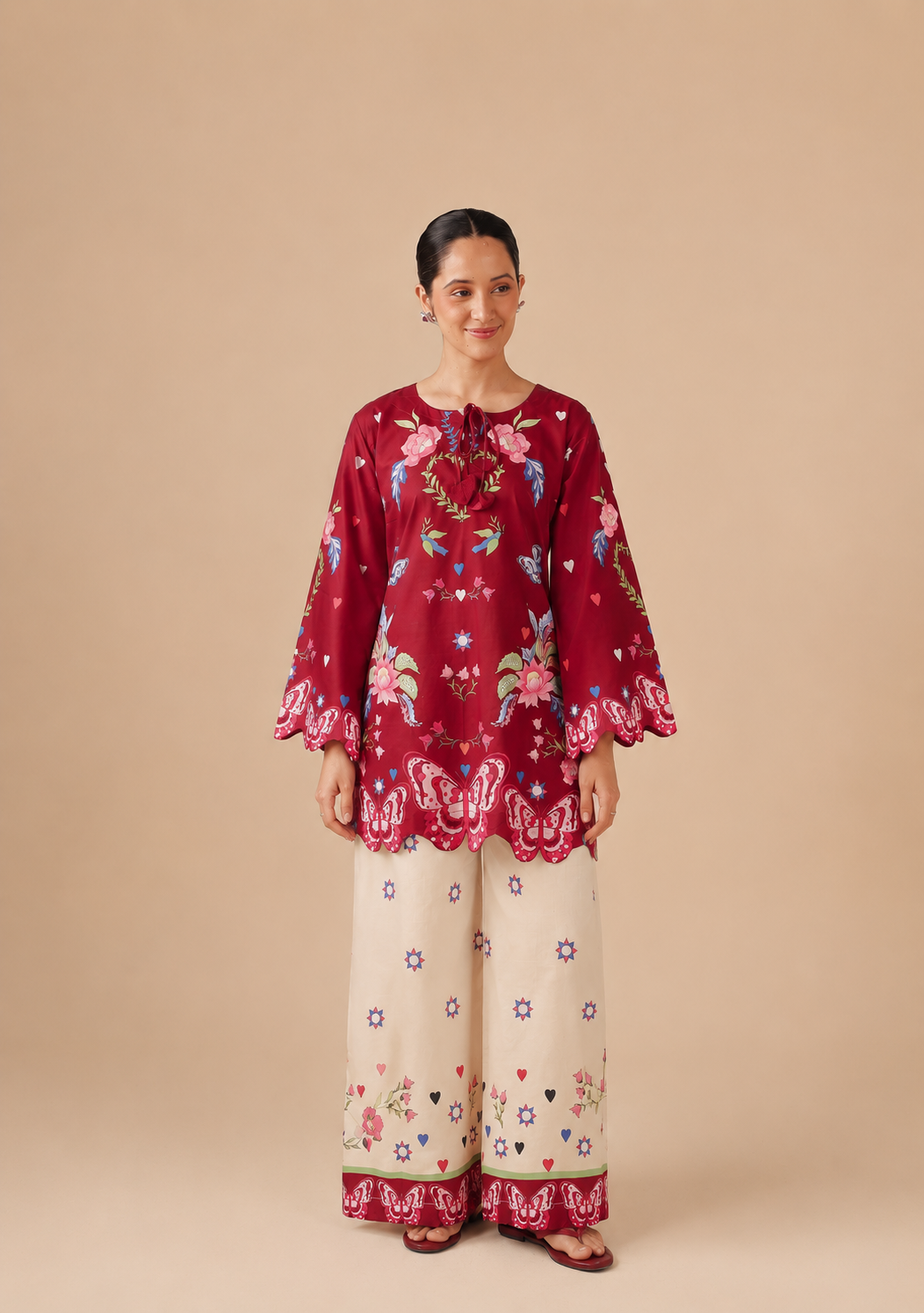 2PC Summer Lawn Dress - 44236