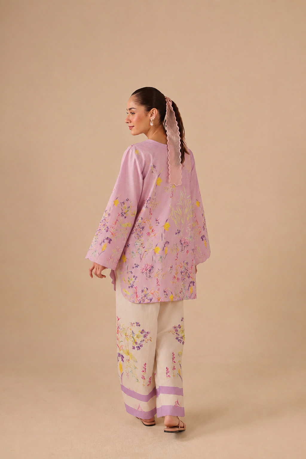 2PC Summer Lawn Dress - 44255
