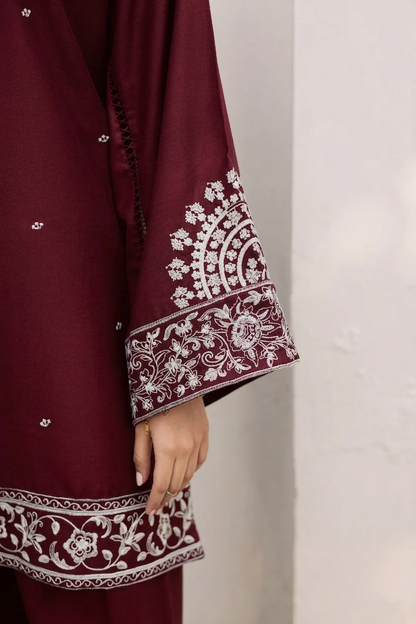 2PC Summer Embroidered Dress - 1217