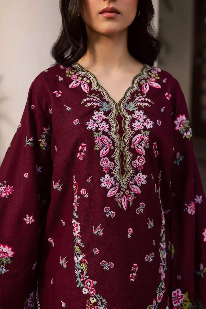 2PC Summer Embroidered Dress - 1213