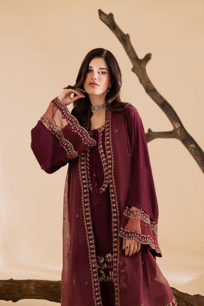 3PC Luxury Embroidered Dress- RSDP16