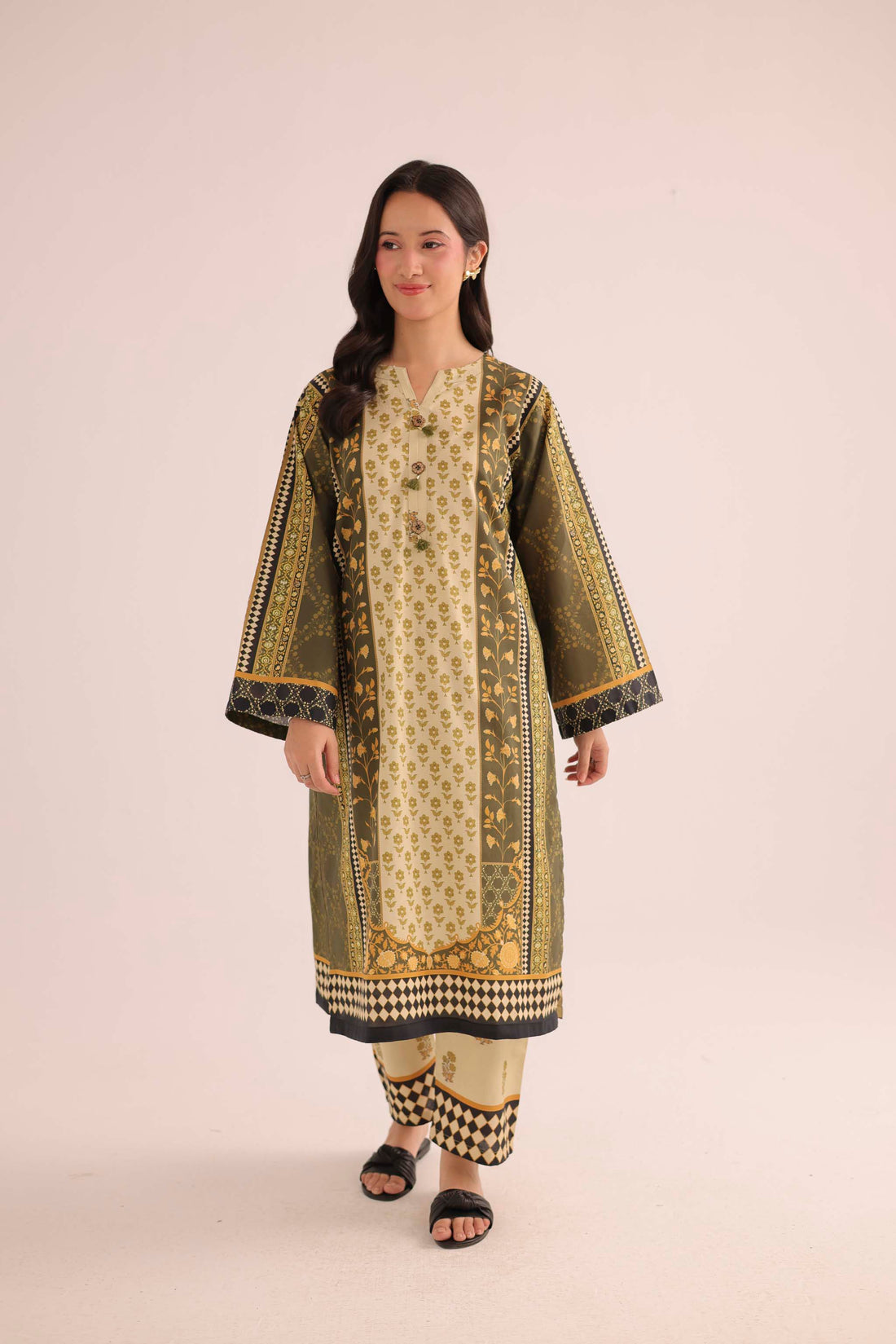 2PC Summer Lawn Dress- PRT L42735