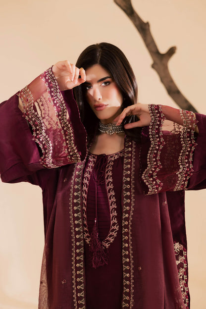 3PC Luxury Embroidered Dress- RSDP16