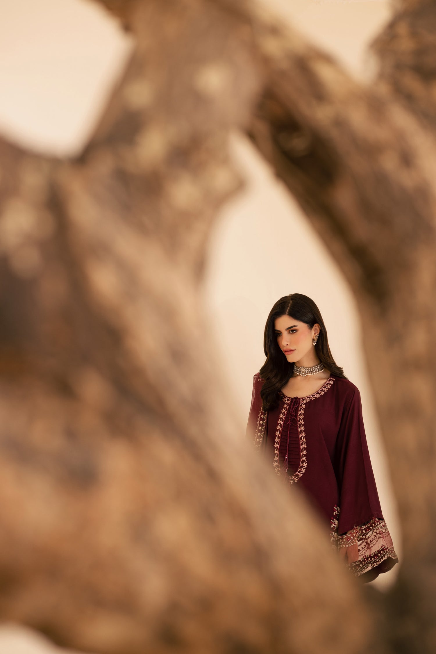 3PC Luxury Embroidered Dress- RSDP16