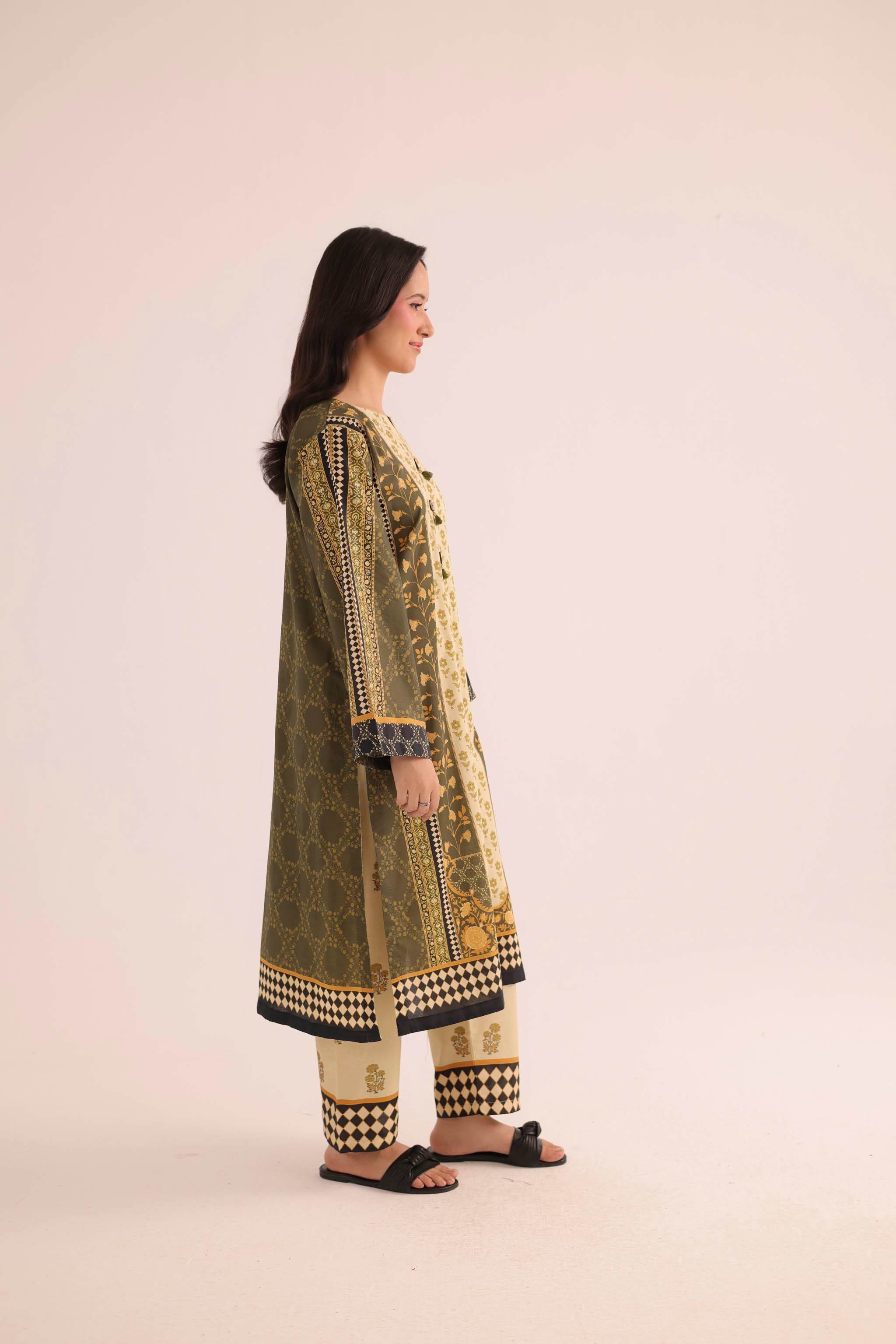 2PC Summer Lawn Dress- PRT L42735