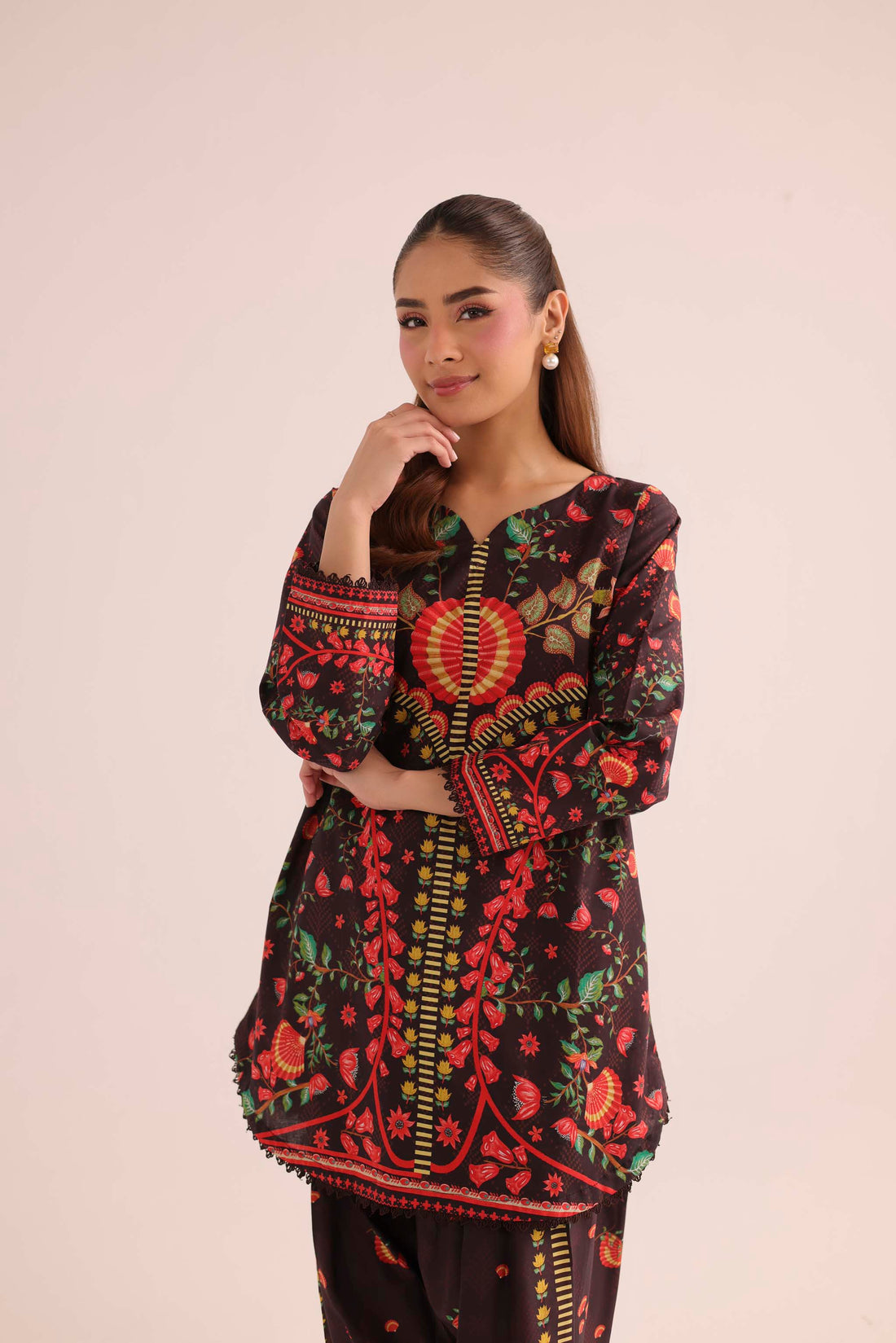 2PC Summer Lawn Dress- PRT L42948