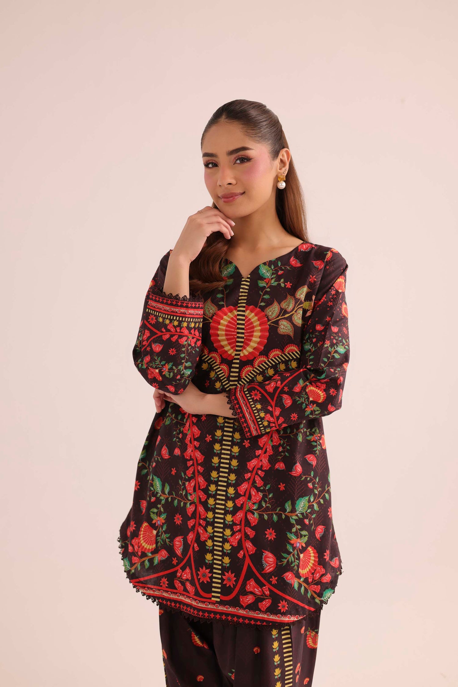 2PC Summer Lawn Dress- PRT L42948