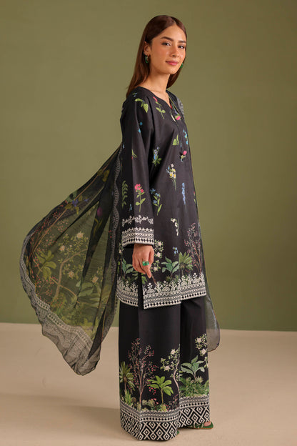 3PC Printed Lawn Suit - 42716